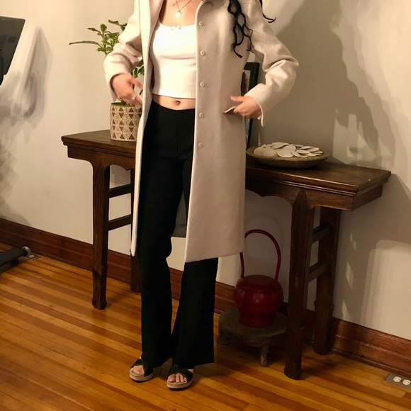 PRADA Single Breasted Wool Coat Size 44 - Picture 3 of 14